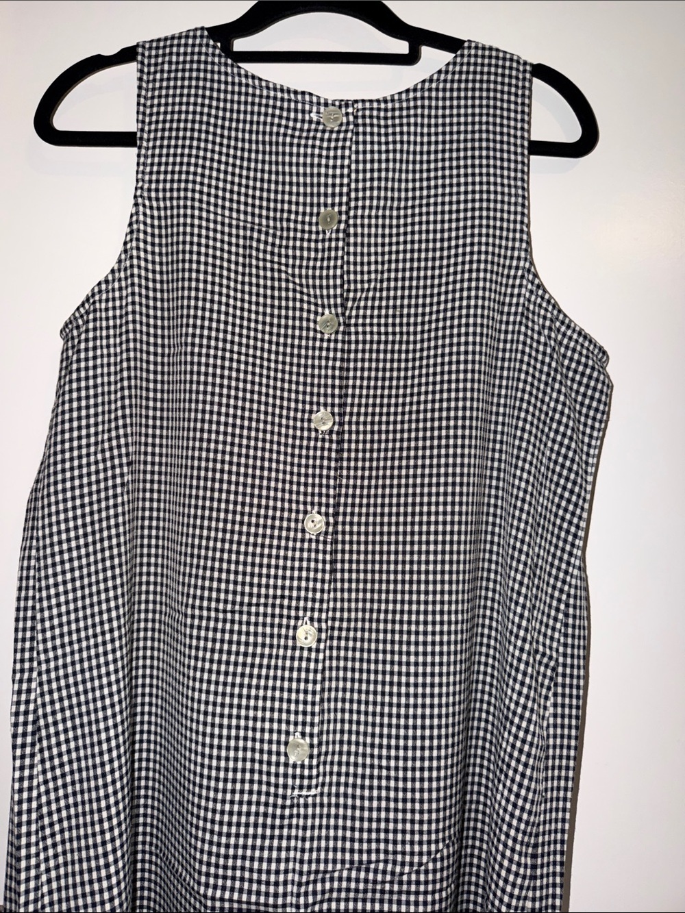 Kathie Lee Collection Black and White Gingham Maxi Dress - Picture 5 of 5